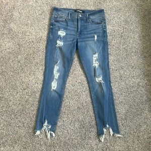 Express distressed jeans